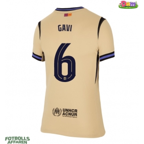 Barcelona Paez Gavi #6 Bortatröja Kvinnor 2025-26 Kortärmad